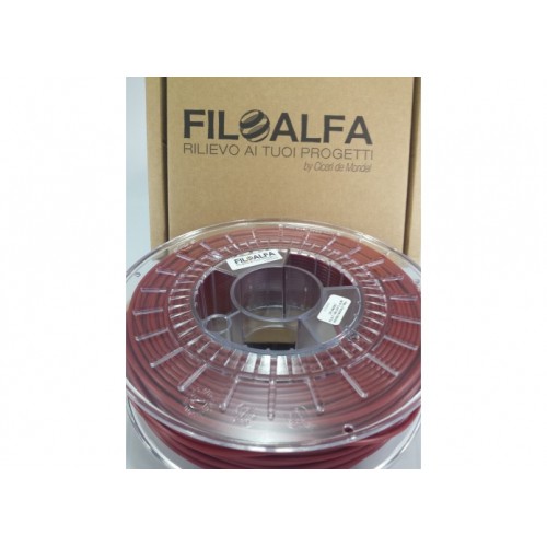 Filoalfa PLA Rosso Scuro 1.75